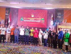 KPU Surabaya Deklarasi Kampanye Damai Pilkada Surabaya 2024