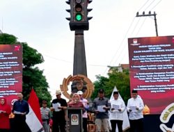 Titik 0 KM Mendadak Ramai Warga Masyarakat dan Aparat Penegak Hukum,Ada Apa
