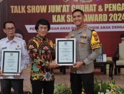 Polres Jember Raih Penghargaan dari Lembaga Perlindungan Anak Indonesia