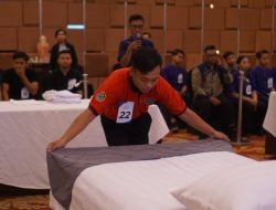 Sekolah Perhotelan Ikuti Ajang Making Bed Battle Di Aston Madiun