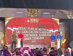 Debat Terakhir Pilgub Jateng,Teriakan Luthfi – Yasin Menang Menggema di Muladi Dome Semarang