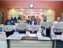 Ditressiber Polda Jatim Bongkar Komplotan Pidana Judi Online Jaringan Internasional dan Sindikat Pencucian Uang