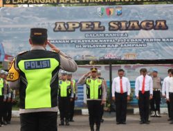 Ratusan Personil Polri Siap Amankan Malam Tahun Baru 2025 Wilayah Samkot