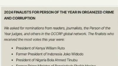 Mendadak Hilang Dalam Situs,Nama Jokowi Sebagai Pemimpin Terkorup