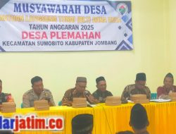 Musyawarah Desa Plemahan “Verifikasi dan Validasi data penduduk Miskin serta Penetapan Bantuan BLT DD 2025
