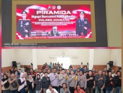 Acara PIRAMIDA (Ngopi Bersama Awak Media), Kapolres Jombang Menyambung Sinergi Kebaikan
