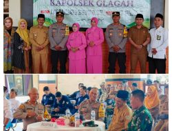 Suasana Hangat Mengiringi Acara Pisah Sambut Kapolsek Glagah dari AKP. Bambang Siswoyo, S. H. Kepada AKP Suwandi