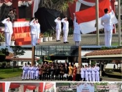 PT Smelting dan PT Freeport Indonesia Gelar Upacara Bendera HUT ke-80 RI Secara Hybrid