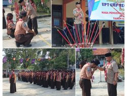 SMPN 31 Gresik Sukses Gelar Upacara Pembuka Pramuka, Pembina Sampaikan Pentingnya Kebersamaan, Kedisiplinan, Saling Menghargai dan Menghormati