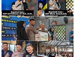 Taman Wisata Lontar Sewu jadi Saksi Prosesi Kenal Panit Kapolsek Menganti dari AKP. Moch. Dawud.,S.H, kepada AKP. Arif Rahman.,S.T.R.K., S.I.K.,