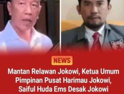 Mantan Relawan Desak Jokowi Segera Bertobat