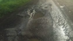 Miris! Tiap Hari Lewati Jalan Berlubang, Pekerja di Sidoarjo Ini Tagih Janji Pemerintah