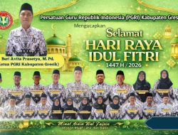 Ketua PGRl Kabupaten Gresik: Selamat Hari Raya ldul. Fitri 1447 H/2026
