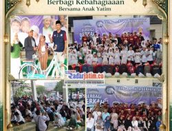 Yayasan Cinta Berhayat Abadi bersama Koordinator dan Relawan, Berbagi Berkah Santuni 100 Anak Yatim