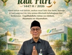 KEPALA KANTOR BPJS KETENAGAKERJAAN CABANG GRESIK: SELAMAT HARI RAYA IDUL FITRI 1447 H/2026