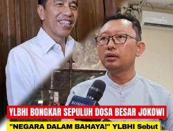 “NEGARA DALAM BAHAYA!” YLBHI Sebut Jokowi Pemimpin Korup Terorganisir: Ini 10 Bukti Pelanggaran Hukum & HAM?