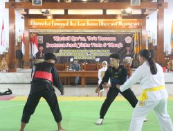 IPSI Nganjuk Gelar Seleksi Atlet Kejurpov Di Padepokan  PSHT Cabang Nganjuk