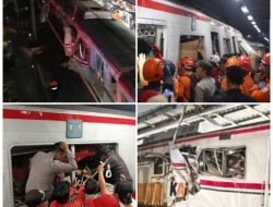 Insiden Tabrakan KA Argo Bromo dan KRL Bekasi–Jakarta di Stasiun Bekasi Timur, Sejumlah Korban Berjatuhan