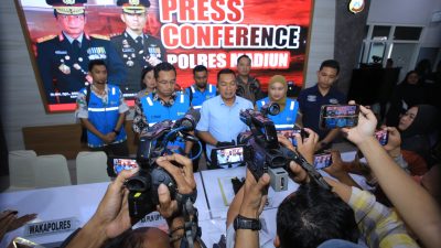 Menyamar Jadi Petugas, Spesialis Pencuri Komponen PLN Dibekuk Satreskrim Polres Kabupaten Madiun