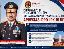 Pembina LPK-RI Brigjen Pol (P) Dr. Bambang Pristiwanto Apresiasi Pembentukan DPD LPK-RI DIY