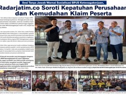 ‎Sesi Tanya Jawab Warnai Sosialisasi BPJS Ketenagakerjaan di Gresik, Peserta Soroti Kepatuhan Perusahaan dan Kemudahan Klaimnya