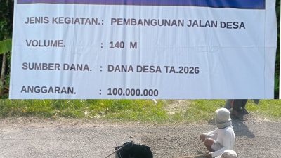 GMBI Soroti ADD Proyek Pengaspalan Jalan Asal Jadi di Desa Kebontelukdalam, Diduga Digarap Pihak Ketiga