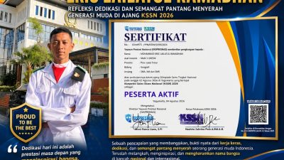 Mohammad Eric Lailatul Ramadhan: Refleksi Dedikasi dan Semangat Pantang Menyerah Generasi Muda di Ajang KSSN 2026