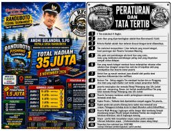 Dorong Potensi Bahari dan Ekonomi Desa, Pemdes Randuboto Gelar Turnamen Mancing Bergengsi “Randuboto Fishing Tournament 1” ‎