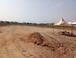 Tampak Sepi, Benarkah Proyek Pengurukan Lahan Sawah Dilindungi di Gunungsari Belum Berizin