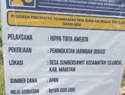 Dugaan Potongan Bantuan HIPPA Tirta Amerta Desa Sumbersawit Magetan, Ketua HIPPA Sebut Ada Pemotongan 30 %