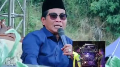 KH. Anwar Zahid Selamat Lolos dari Maut Usai Mobilnya Ringsek Ditabrak Trailer