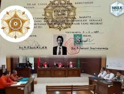 PIHAK UGM DIGUGAT RP1.000 T TERKAIT IJAZAH JOKOWI DI PN SLEMAN