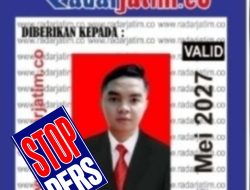 STOP PERS ATAS NAMA: MOCH ARIFIN (KAPERWIL JATIM) 