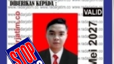 STOP PERS ATAS NAMA: MOCH ARIFIN (KAPERWIL JATIM) 