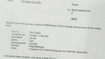 Tiga Warga Diduga Dianiaya Oknum Polri dari Ditresnarkoba Polda Metro Jaya, Advokat Rikha Minta Pelaku Segera Ditangkap dan Diproses Hukum