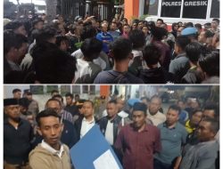 Ratusan Warga Tenggor Geruduk Polres Gresik, Dugaan Salah Tangkap dan Kekerasan Polisi Meledak