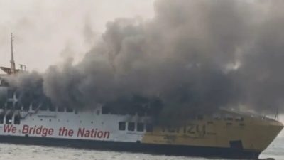 KMP Batu Mandi Terbakar di Perairan Merak, Api Muncul Saat Kapal Antre Sandar
